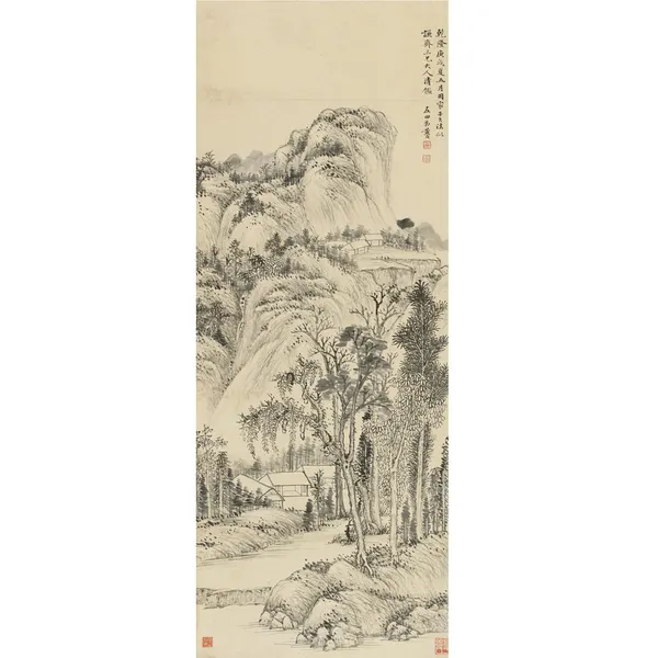 黄钺《山水》网络参考图